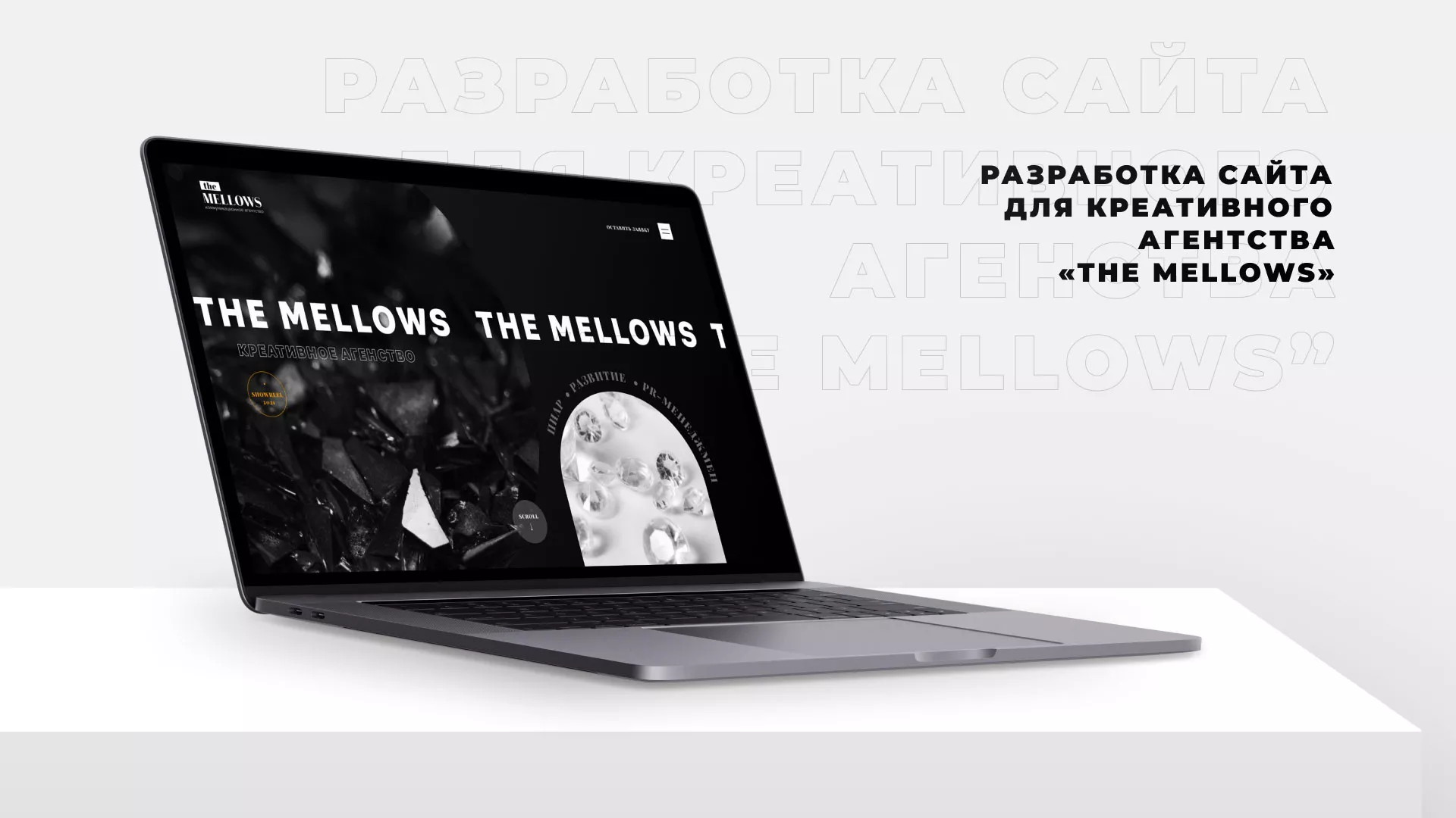 Разработка сайта креативного агентства «The Mellows» в Елизово